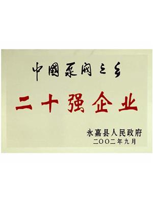 二十強企業(yè)